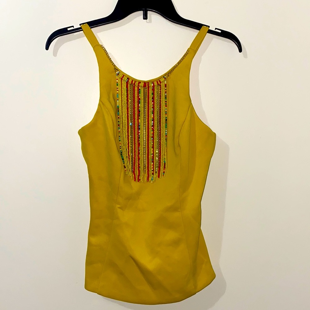 Mustard yellow top
